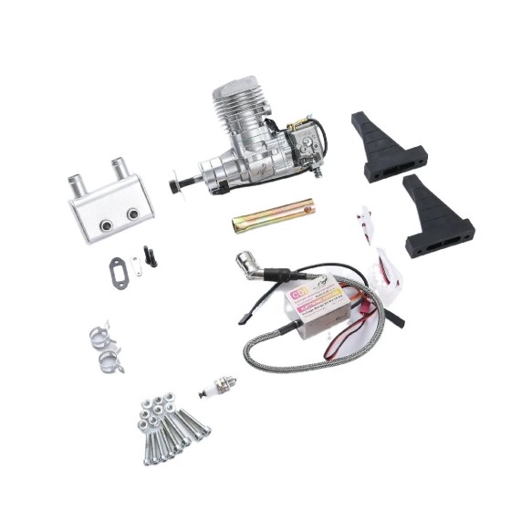Rcgf Stinger 15cc Re Gasoline Engine 2 Cycle Piston Value Type Support 1306 1406 1308 1307 Prop for Rc Airplane Fixed-wing